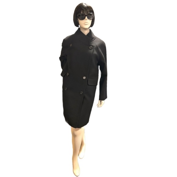 J.Crew by Nello Gori Wool-Cashmere Double-Breasted Peacoat, NWOT—(59% OFF) - Picture 1 of 6